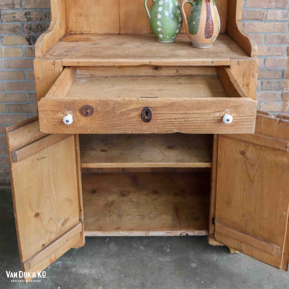 Brocante grenen buffetkast - Afbeelding 4