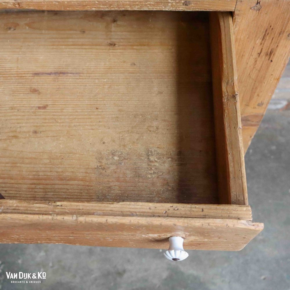 Brocante grenen buffetkast - Afbeelding 5