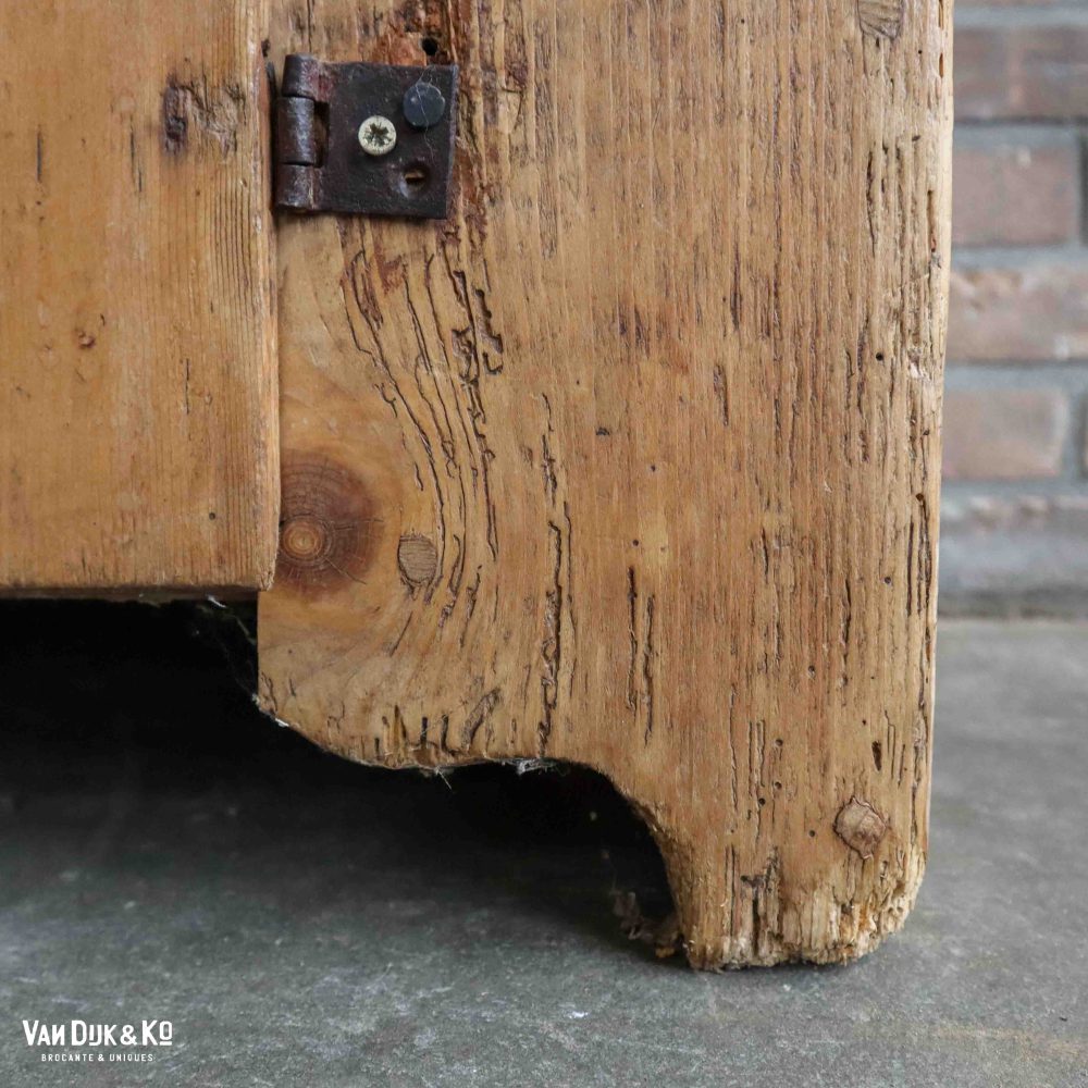 Brocante grenen buffetkast - Afbeelding 14