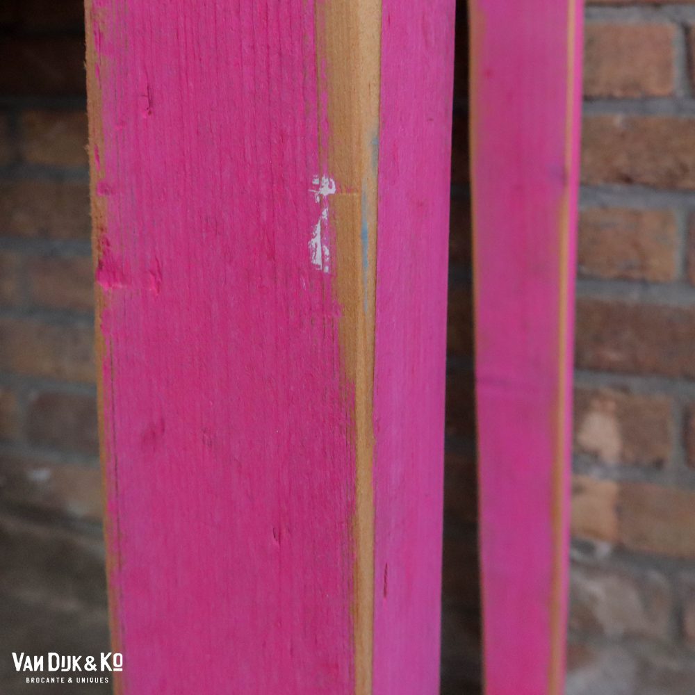 Roze brocante tafeltje - Afbeelding 7