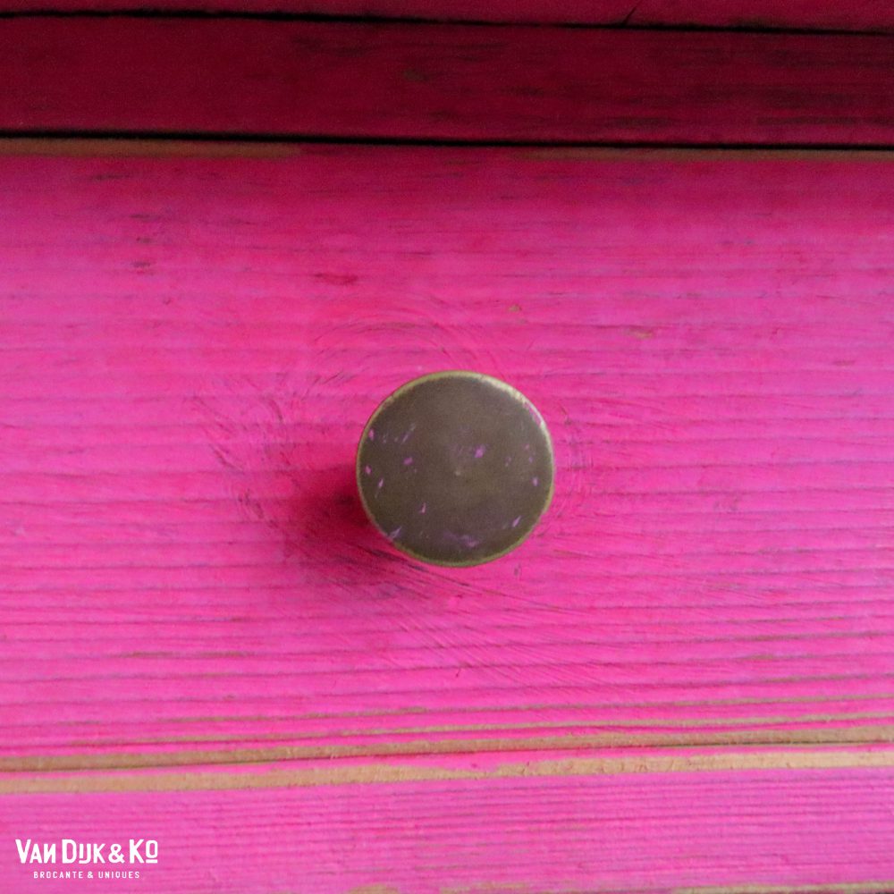Roze brocante tafeltje - Afbeelding 5