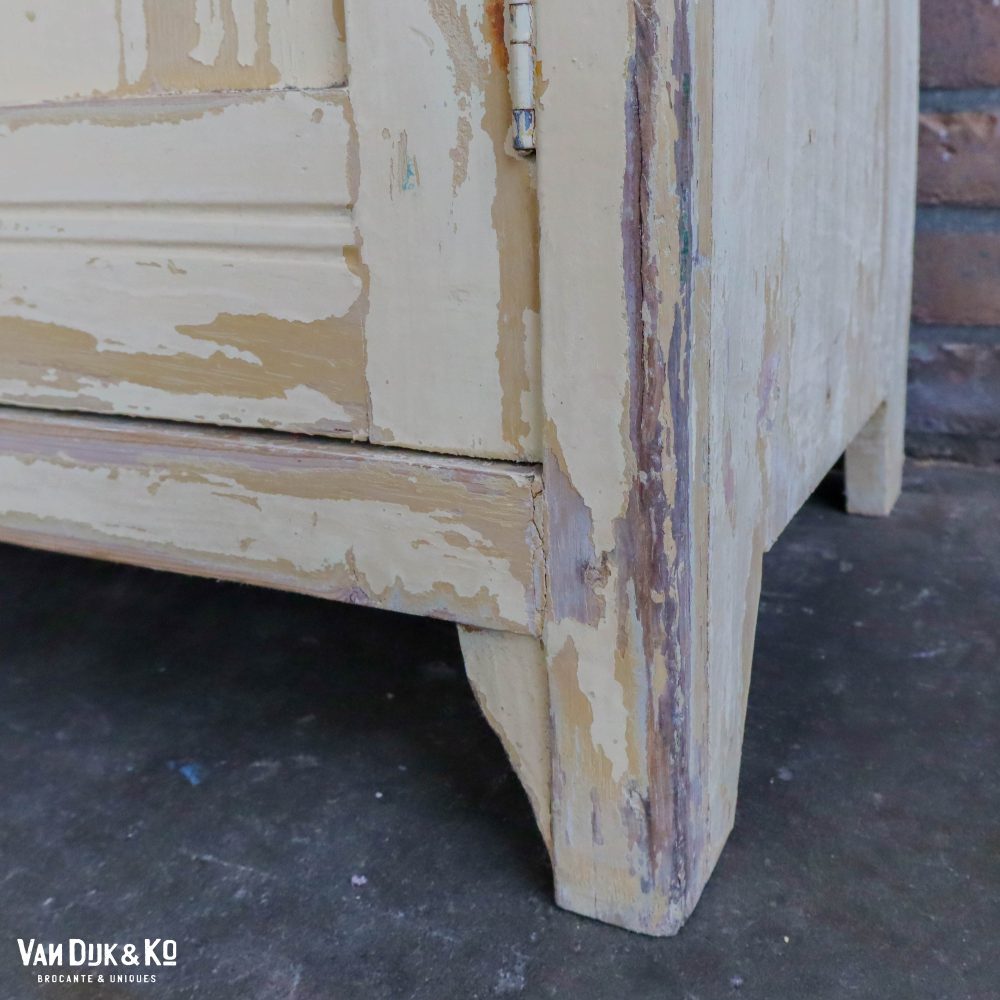 Brocante houten kaptafel - Afbeelding 8