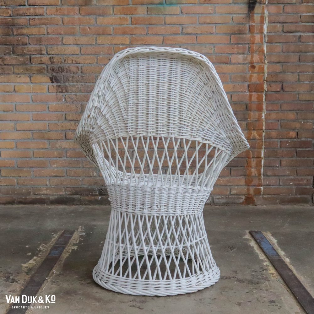 Vintage rotan stoel - Afbeelding 4