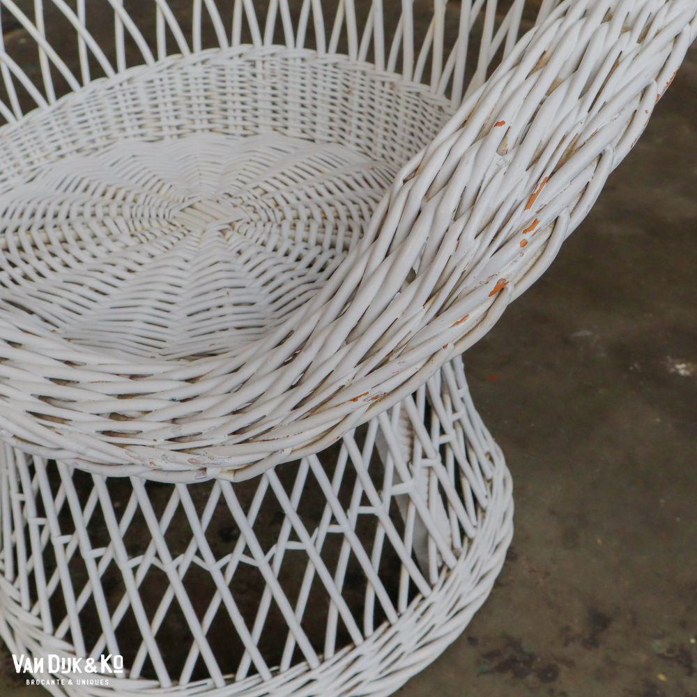 Vintage rotan stoel - Afbeelding 5