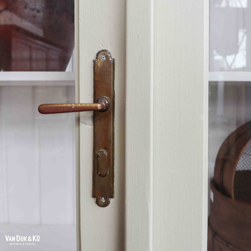 Hoge kast met serre deuren - Afbeelding 9