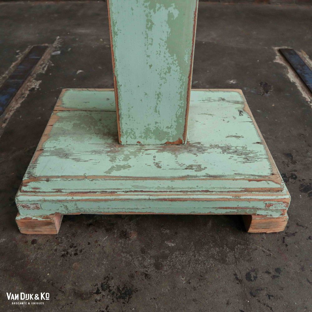 Ovale brocante bijzettafel - Afbeelding 5