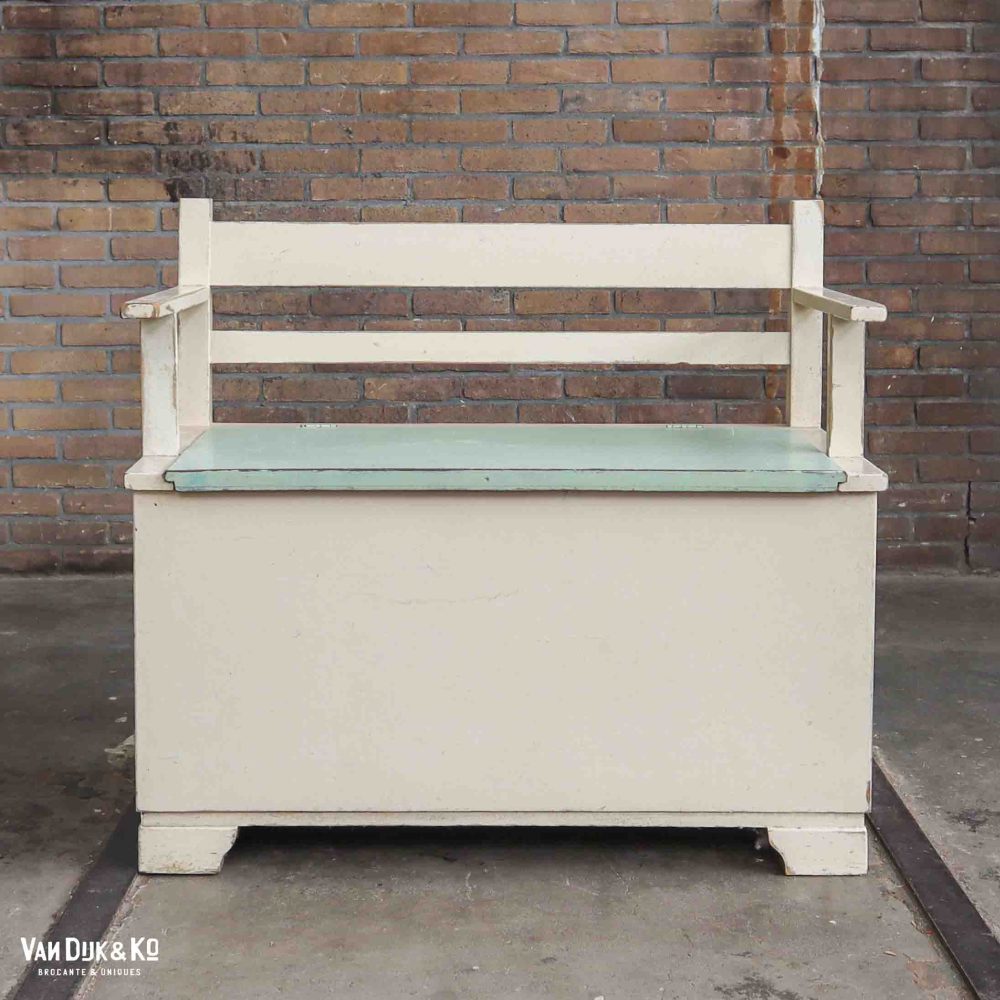 Brocante klepbankje - Afbeelding 2