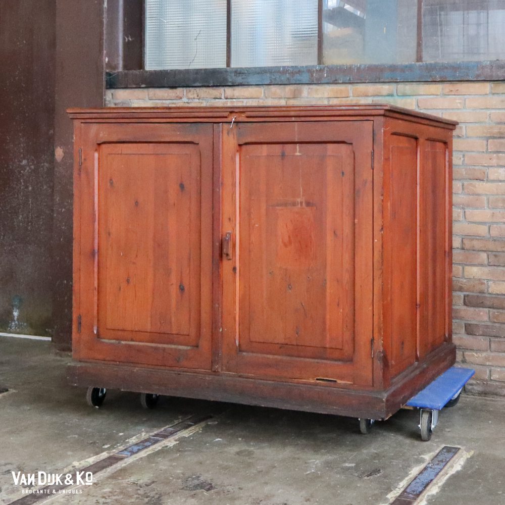 Vintage documenten / tekeningenkast/ archiefkast - Afbeelding 2