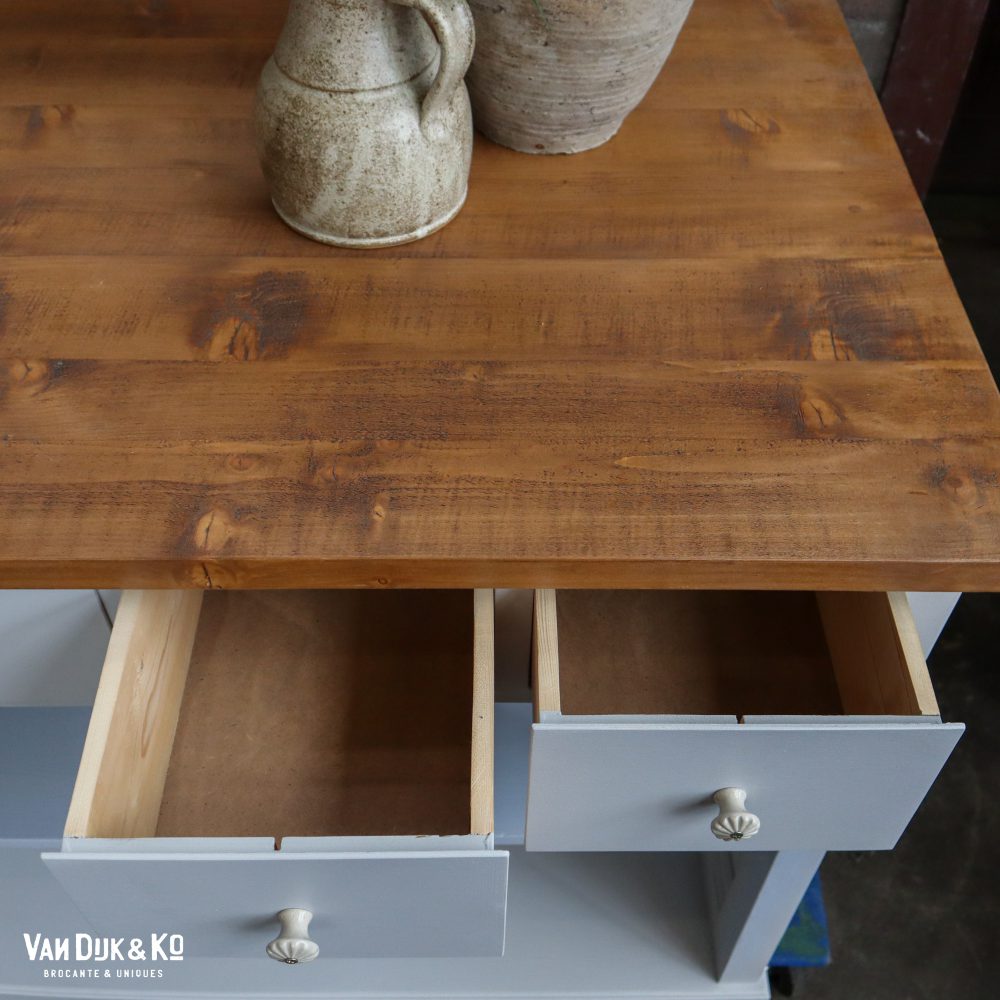 Brocante dressoir / toonbank - Afbeelding 8