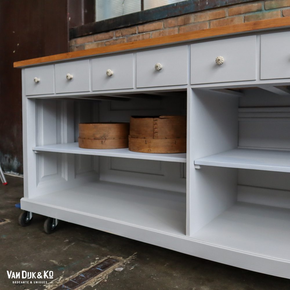Brocante dressoir / toonbank - Afbeelding 9