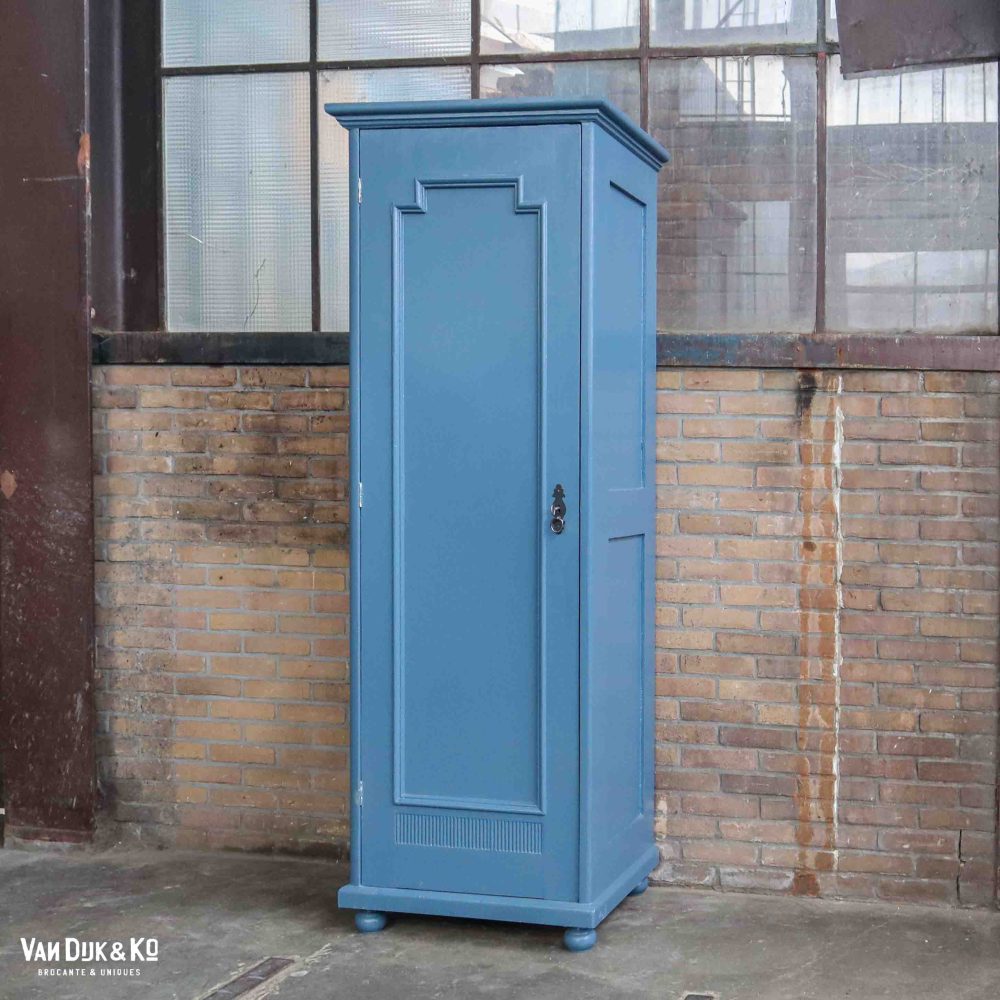 Blauwe eendeurs linnenkast - Afbeelding 2