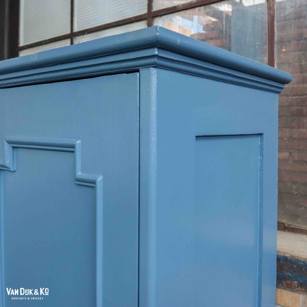 Blauwe eendeurs linnenkast - Afbeelding 5