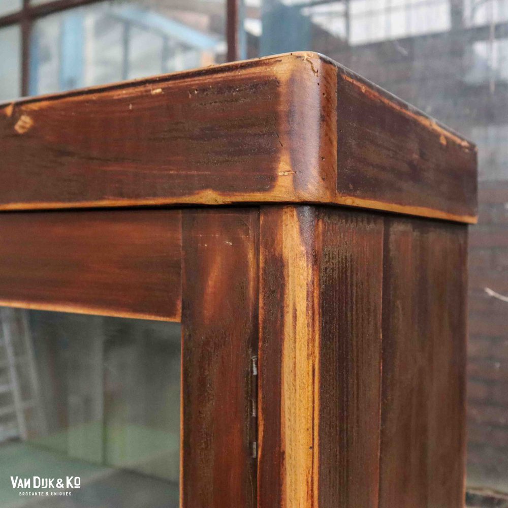Bruine brocante buffetkast - Afbeelding 5