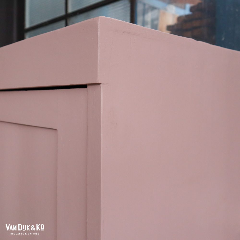 Roze eendeurs linnenkast - Afbeelding 4