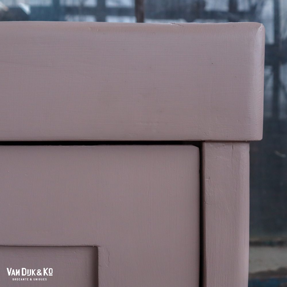 Eendeurs roze linnenkast - Afbeelding 5