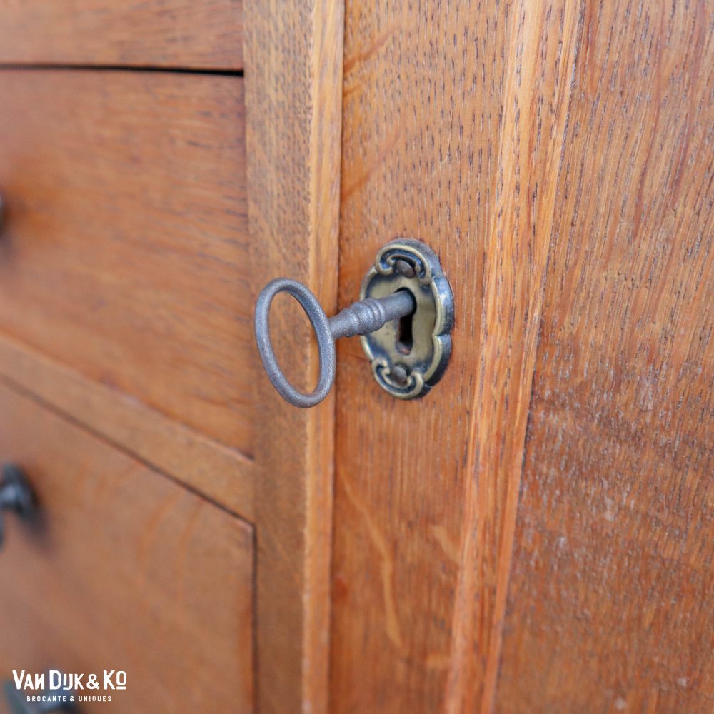 Vintage dressoir met marmeren blad - Afbeelding 9