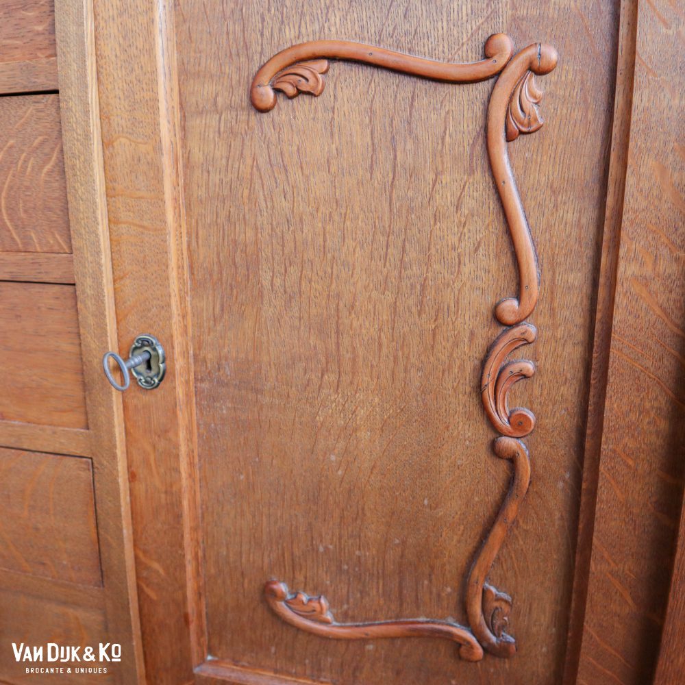 Vintage dressoir met marmeren blad - Afbeelding 7