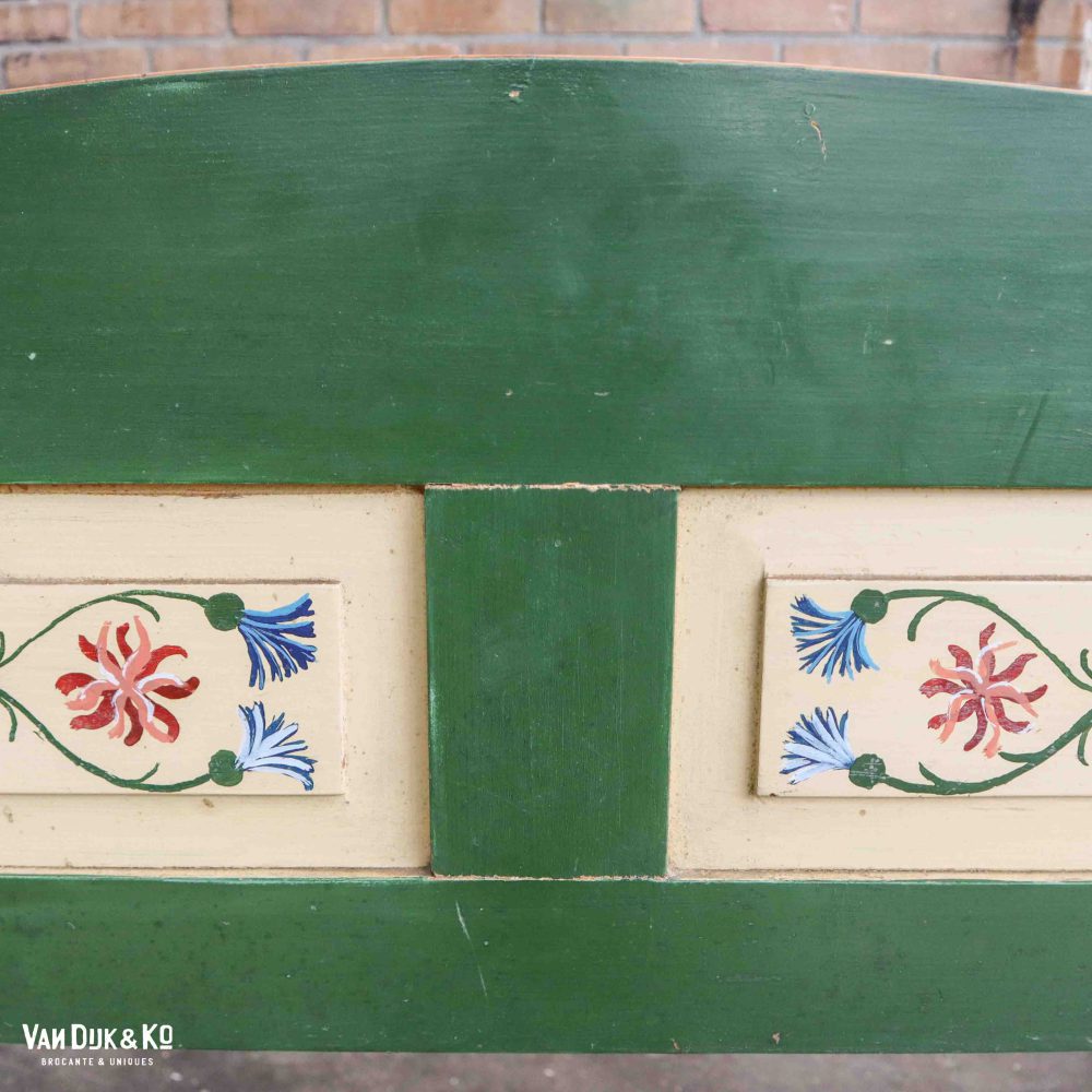Beschilderde groene klepbank - Afbeelding 6