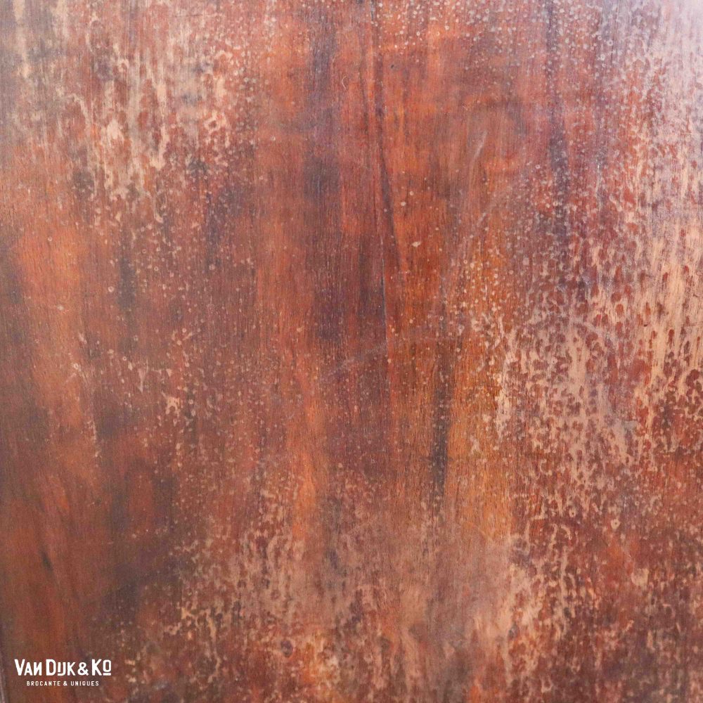 Hoge antieke vitrinekast - Afbeelding 8