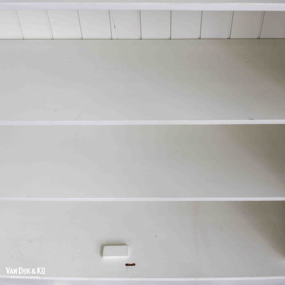 Hoge vitrinekast met en suite deuren - Afbeelding 4
