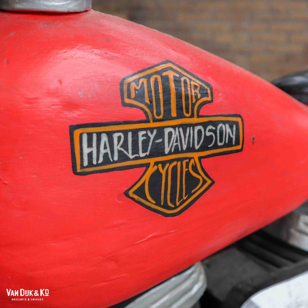 Houten Harley-Davidson motor - Afbeelding 2