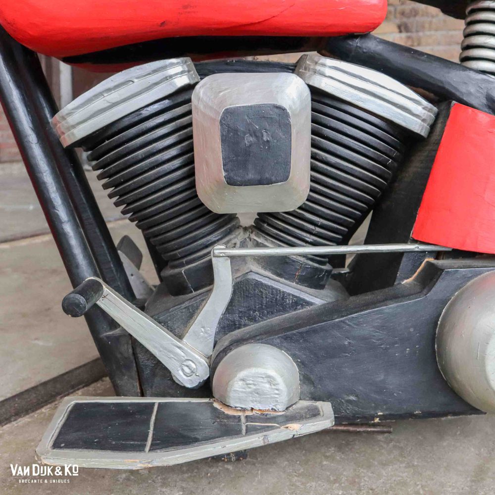 Houten Harley-Davidson motor - Afbeelding 9