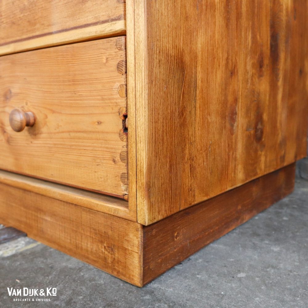 Brocante dressoir met lades - Afbeelding 7