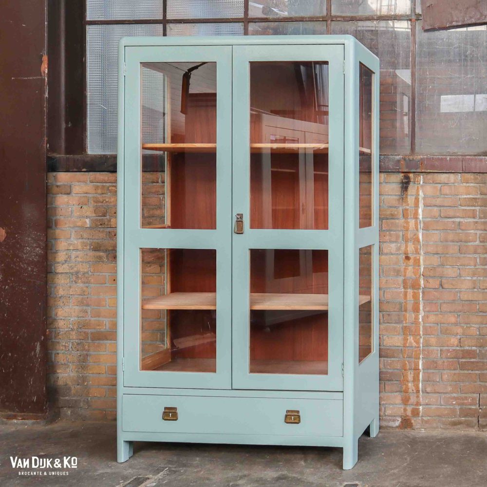 Brocante vitrinekast - Afbeelding 2