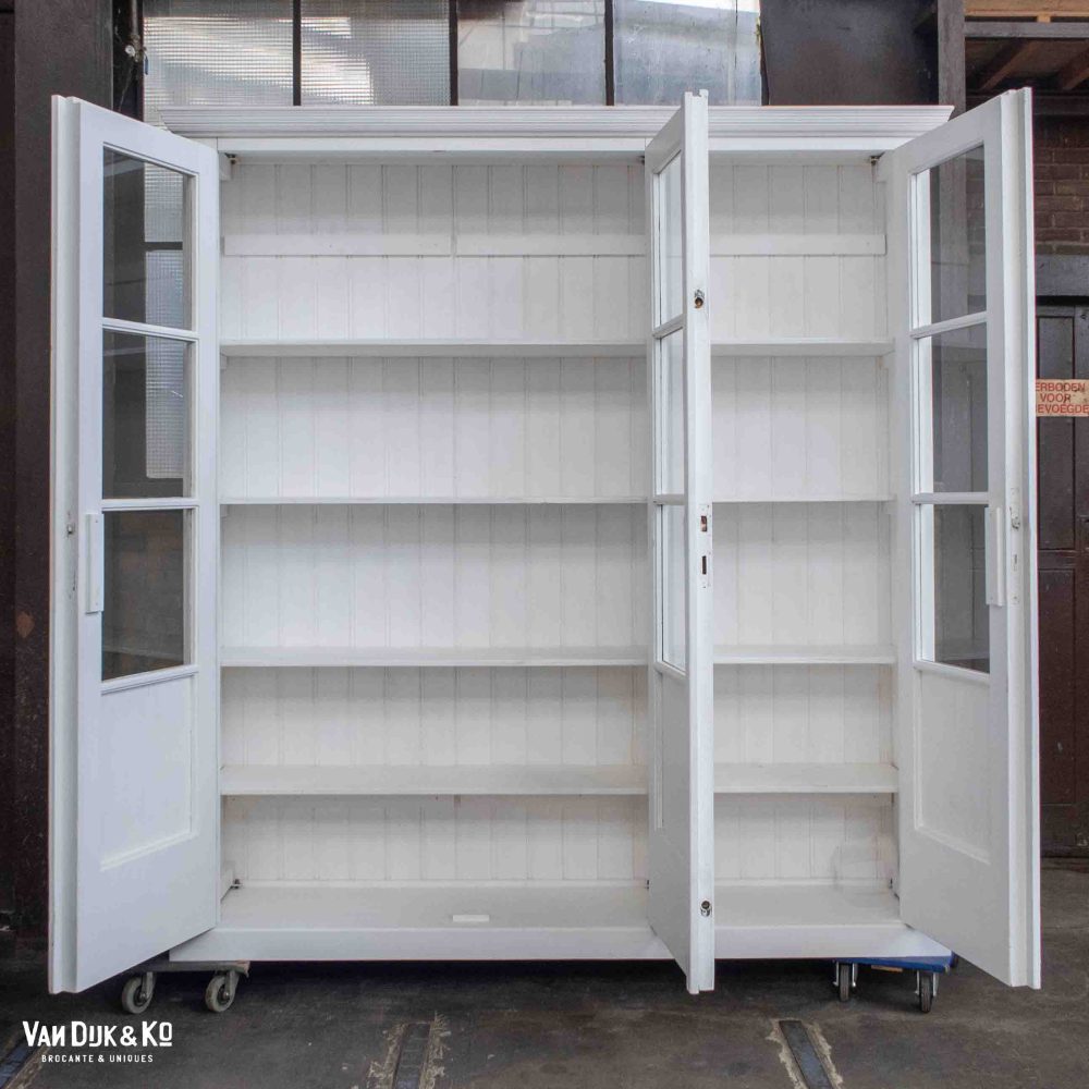 Hoge kast met ensuite deuren - demontabel - Afbeelding 3
