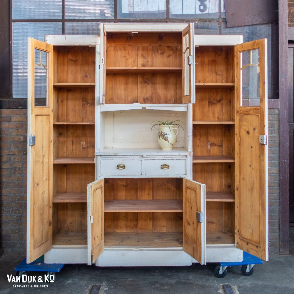 Brocante vitrinekast - Afbeelding 14