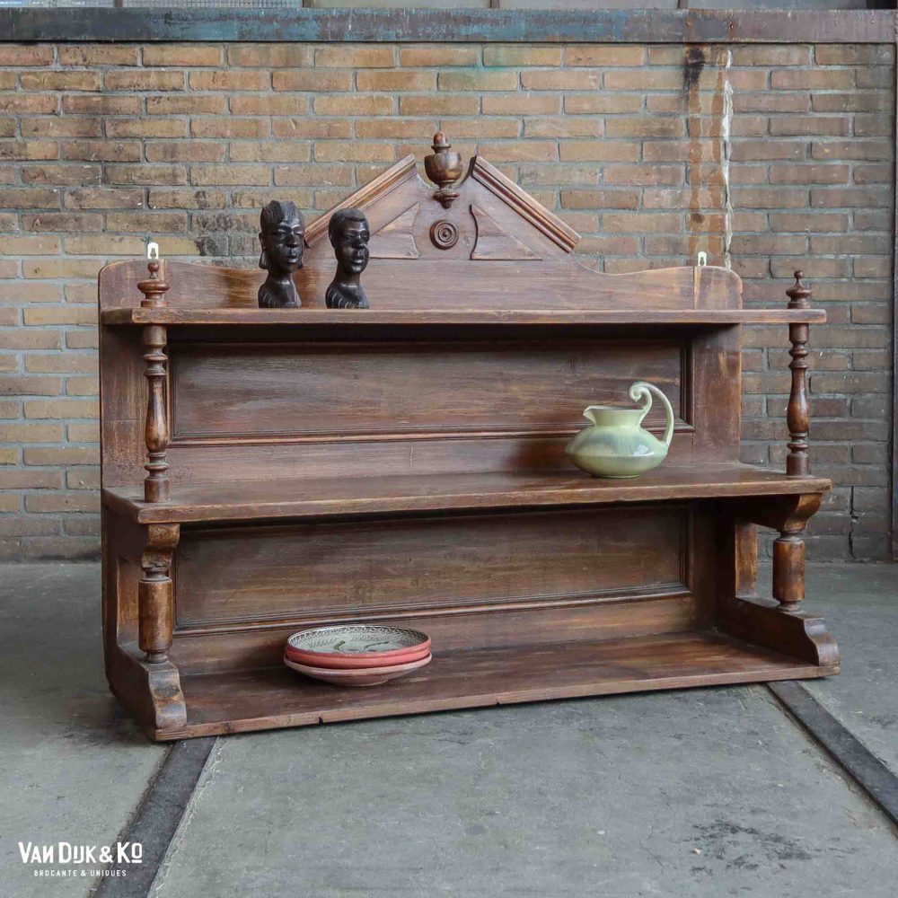 Brocante hangkastje / regaal