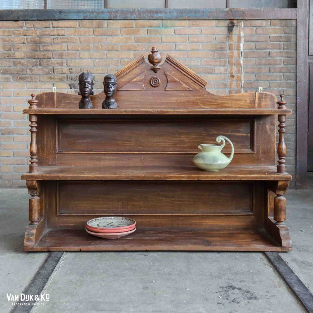 Brocante hangkastje / regaal - Afbeelding 2