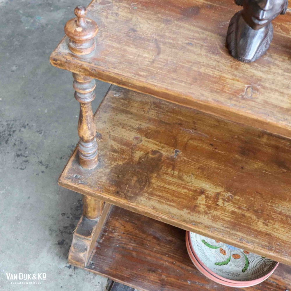 Brocante hangkastje / regaal - Afbeelding 7