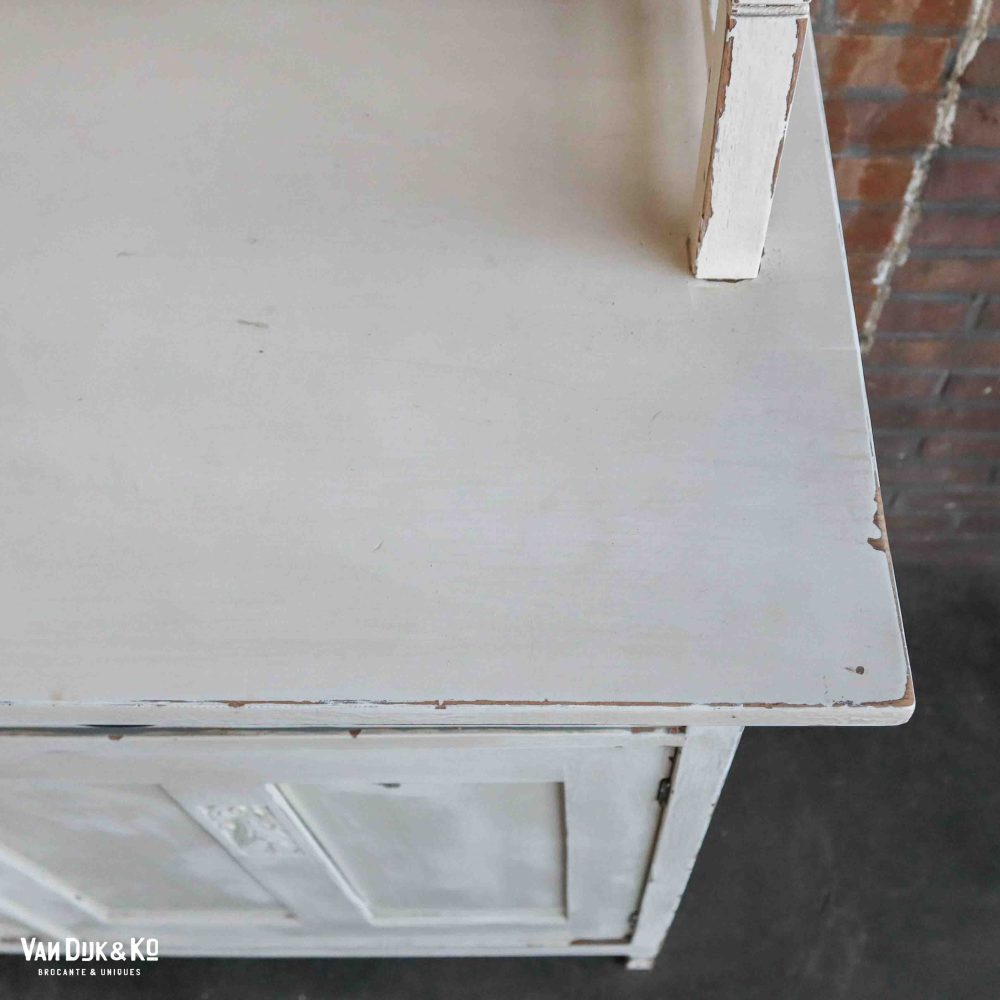Brocante buffetkast met spiegels - Afbeelding 12