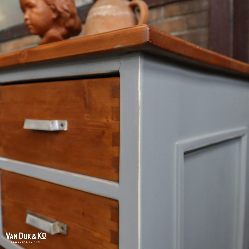 Brocante dressoir met lades - Afbeelding 5