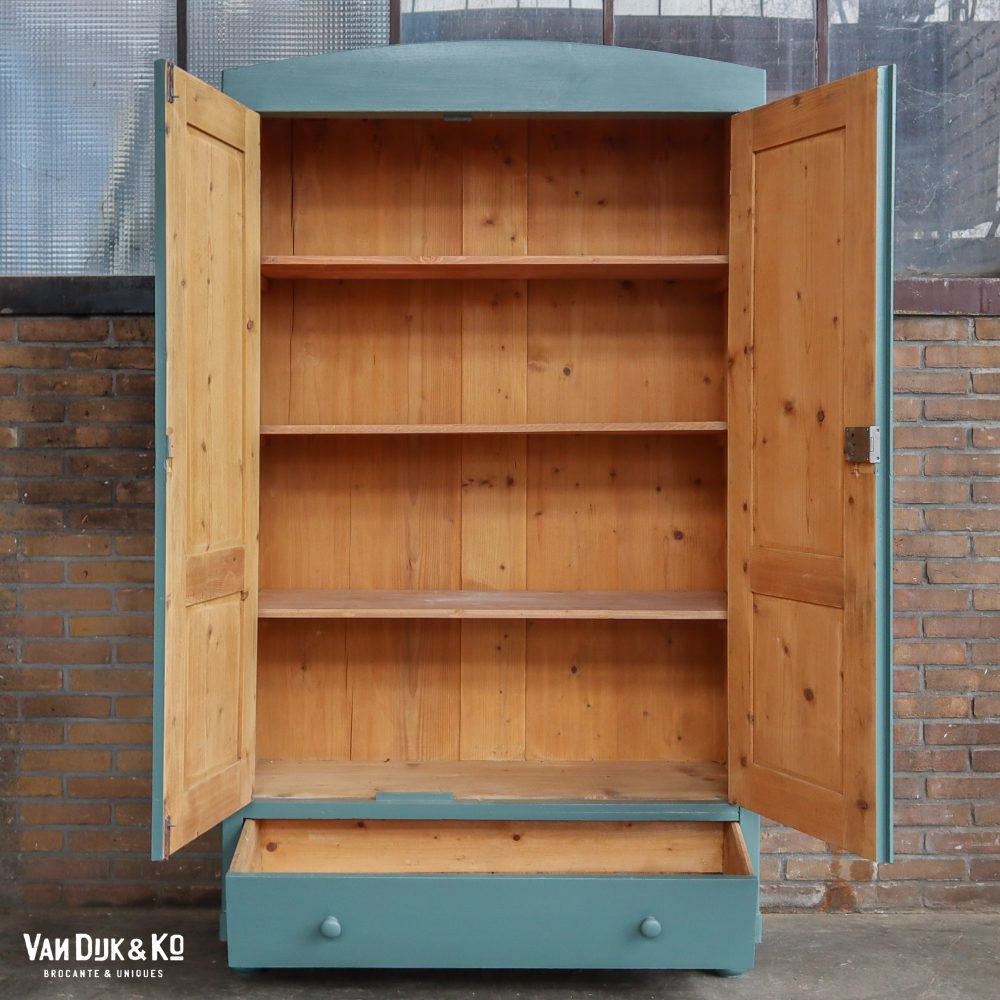 Brocante kledingkast - Afbeelding 3