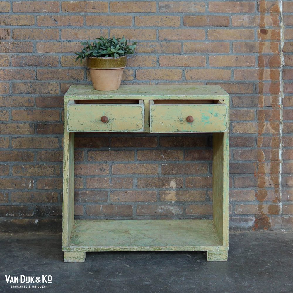 Brocante bijzettafeltje - Afbeelding 3