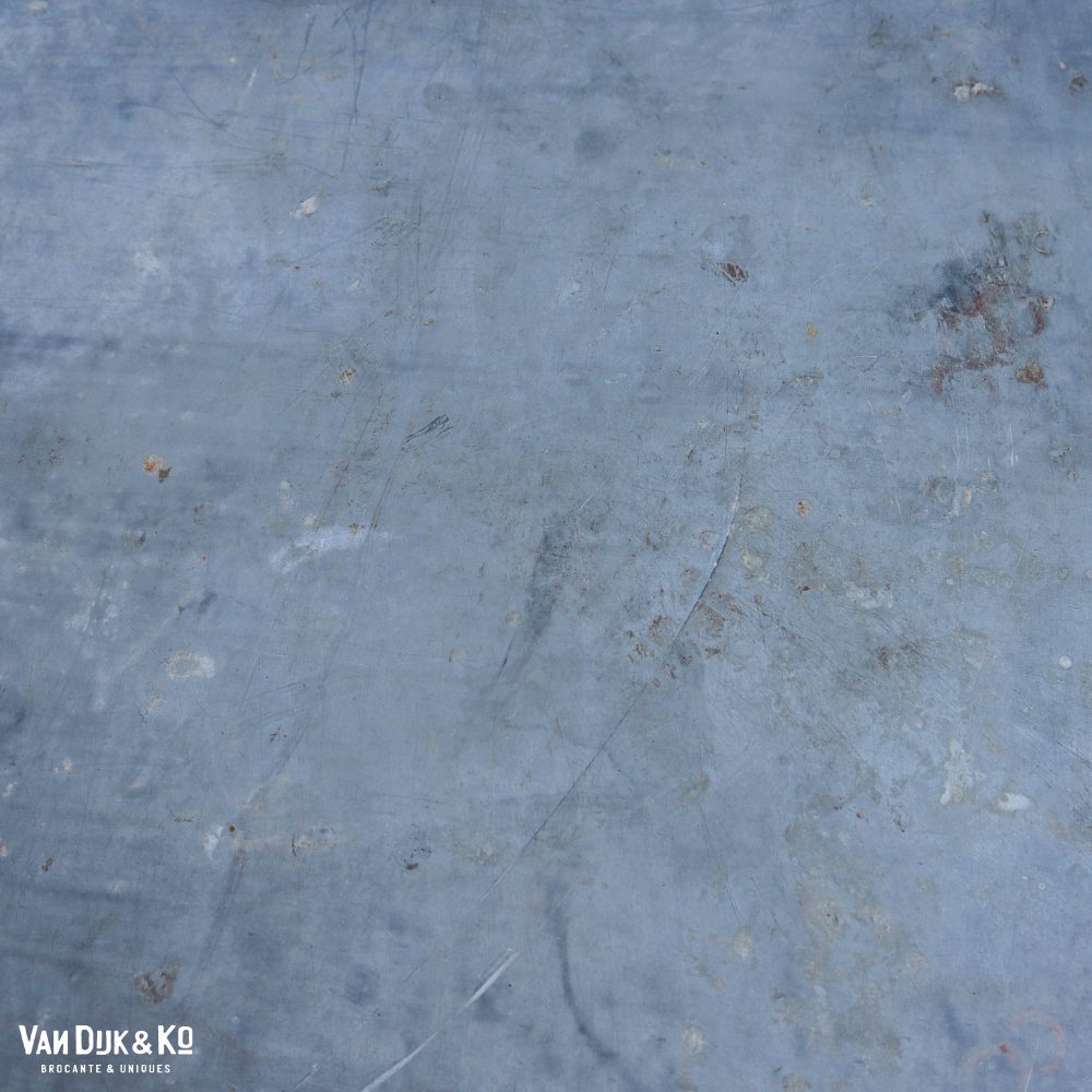 Brocante tafel met zinken blad - Afbeelding 8