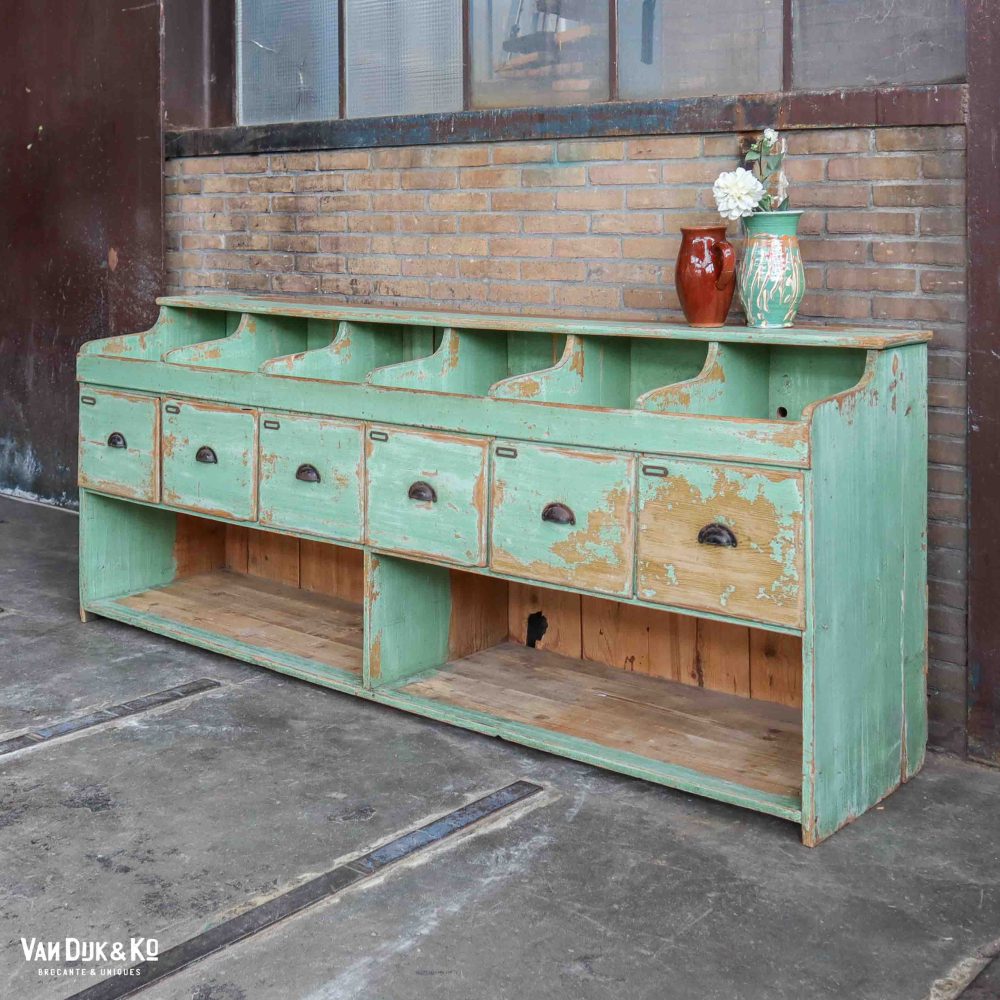 Brocante winkelkast / grutterskast - Afbeelding 2