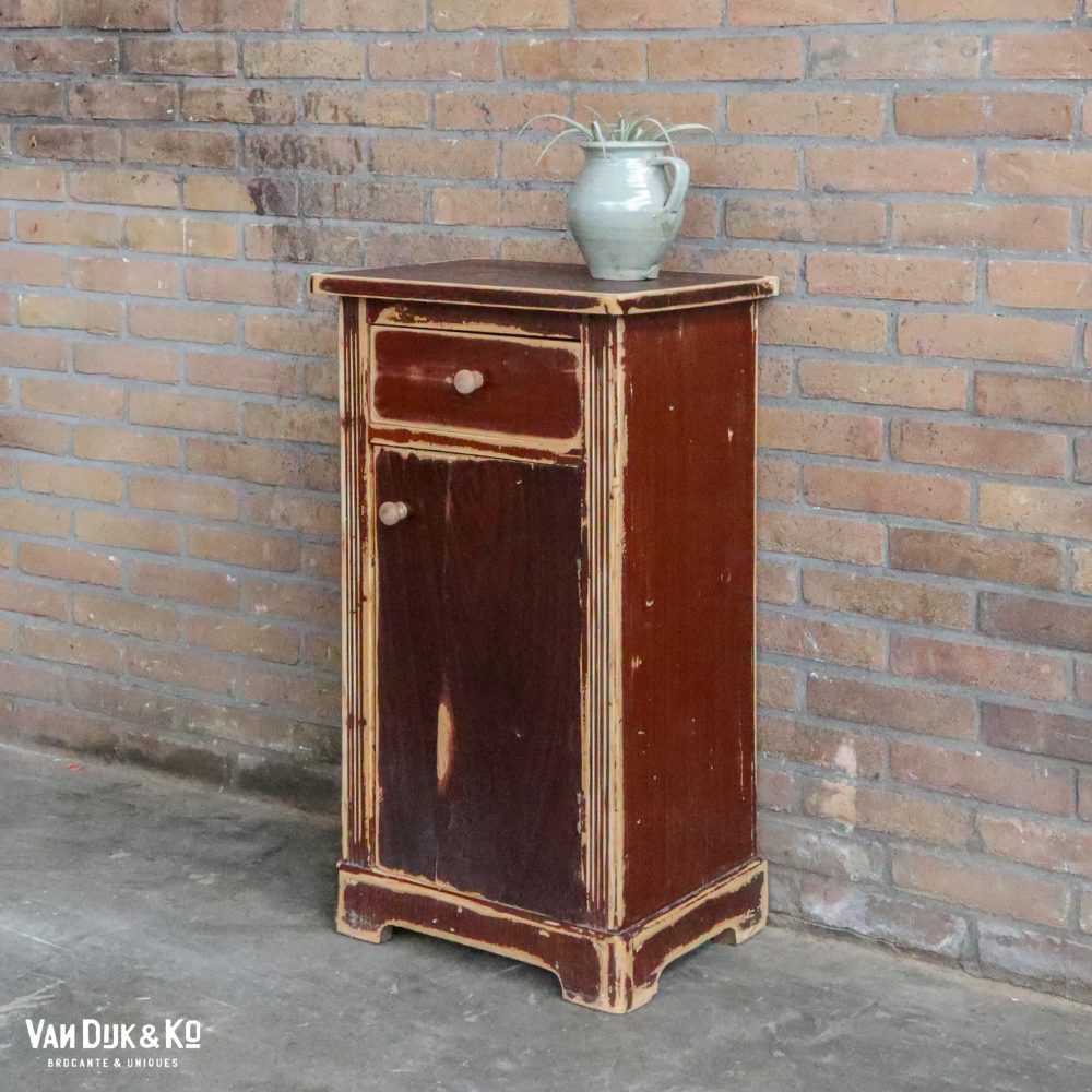 Brocante nachtkastje - Afbeelding 3