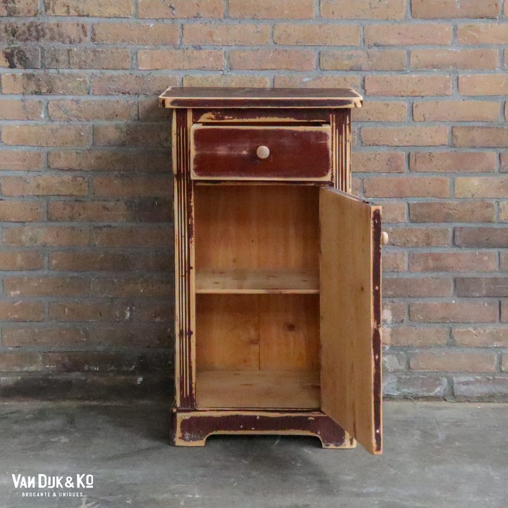 Brocante nachtkastje - Afbeelding 2
