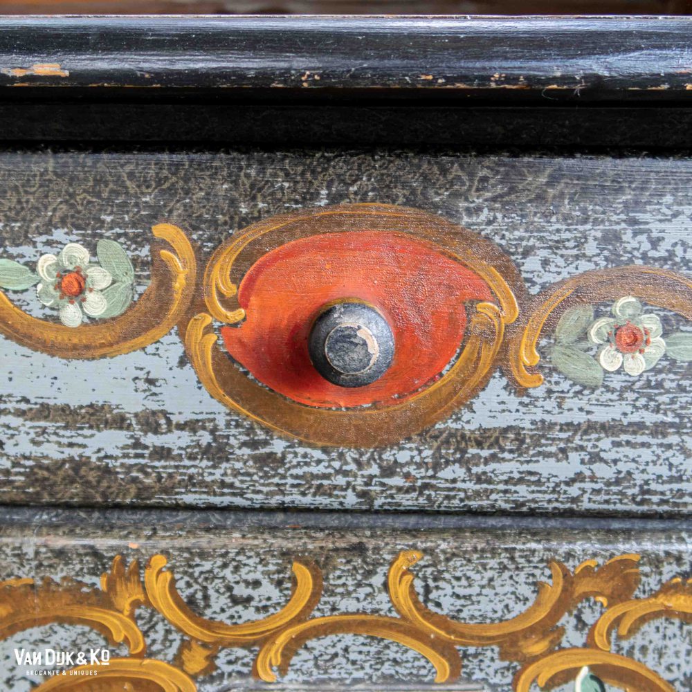 Brocante kastje - handbeschilderd - Afbeelding 8