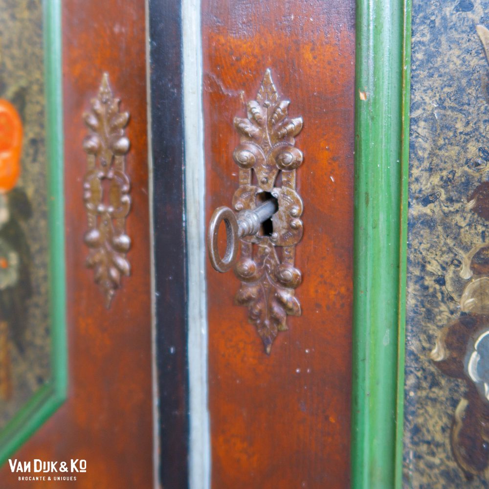 Brocante kastje - handbeschilderd - Afbeelding 7