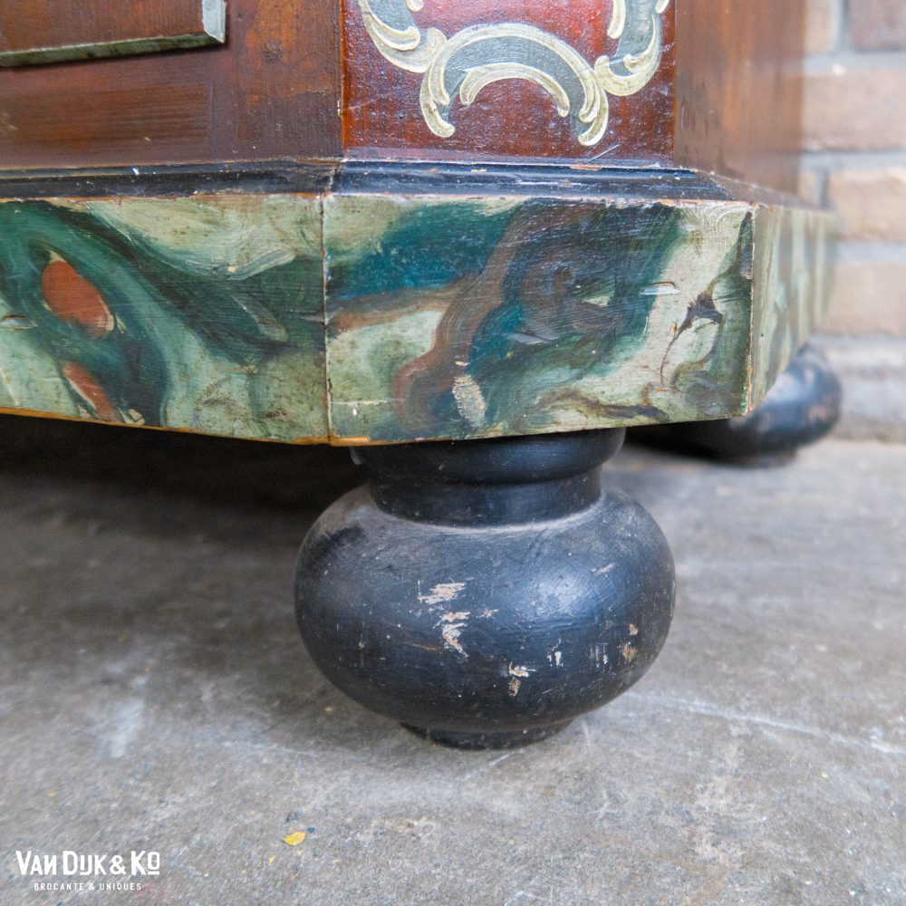 Brocante kastje - handbeschilderd - Afbeelding 9