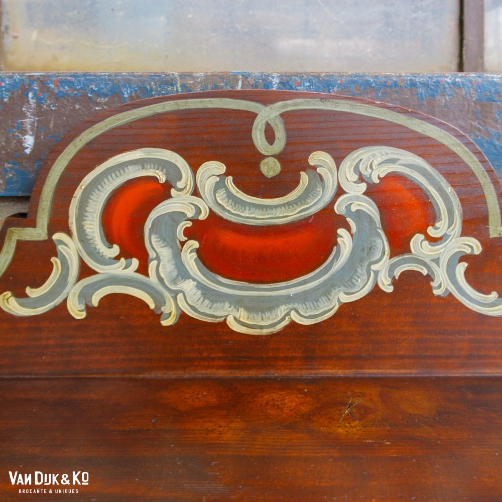 Brocante kastje - handbeschilderd - Afbeelding 8
