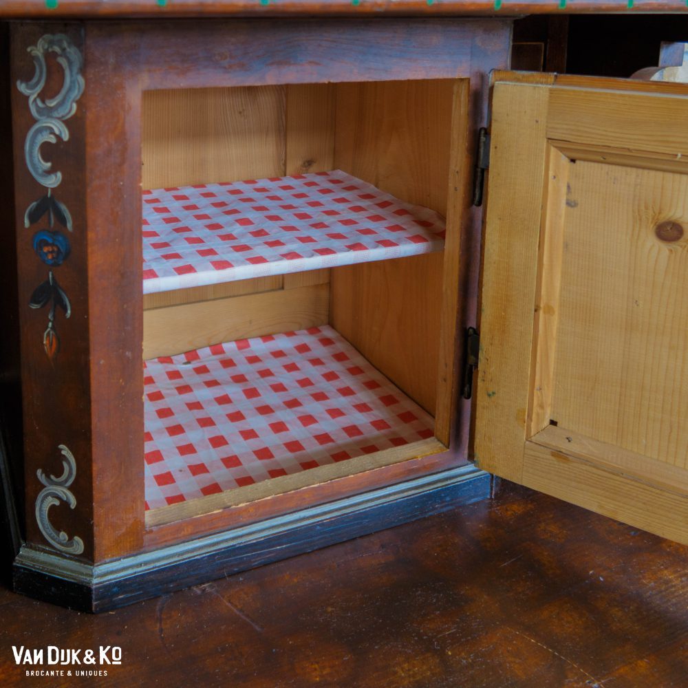 Brocante buffetkast - handbeschilderd - Afbeelding 7