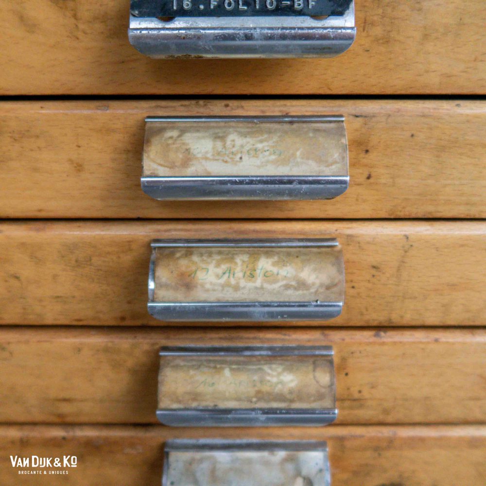 Vintage letterkast - zetkast - Afbeelding 12
