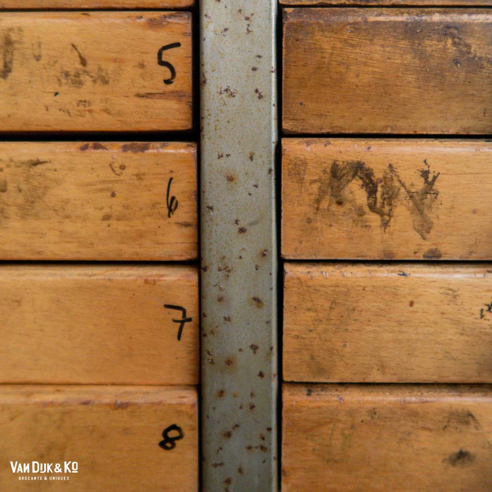 Vintage letterkast - zetkast - Afbeelding 13