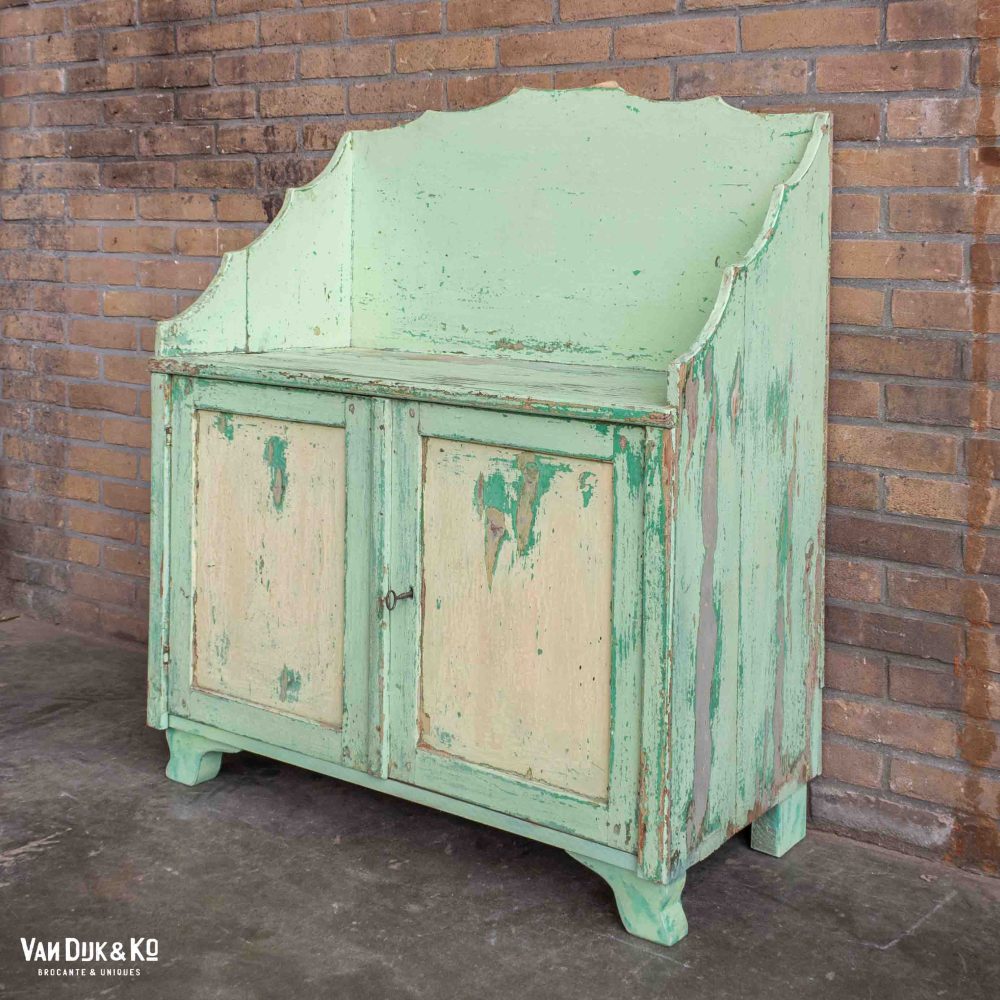 Brocante kastje/bankje - Afbeelding 2