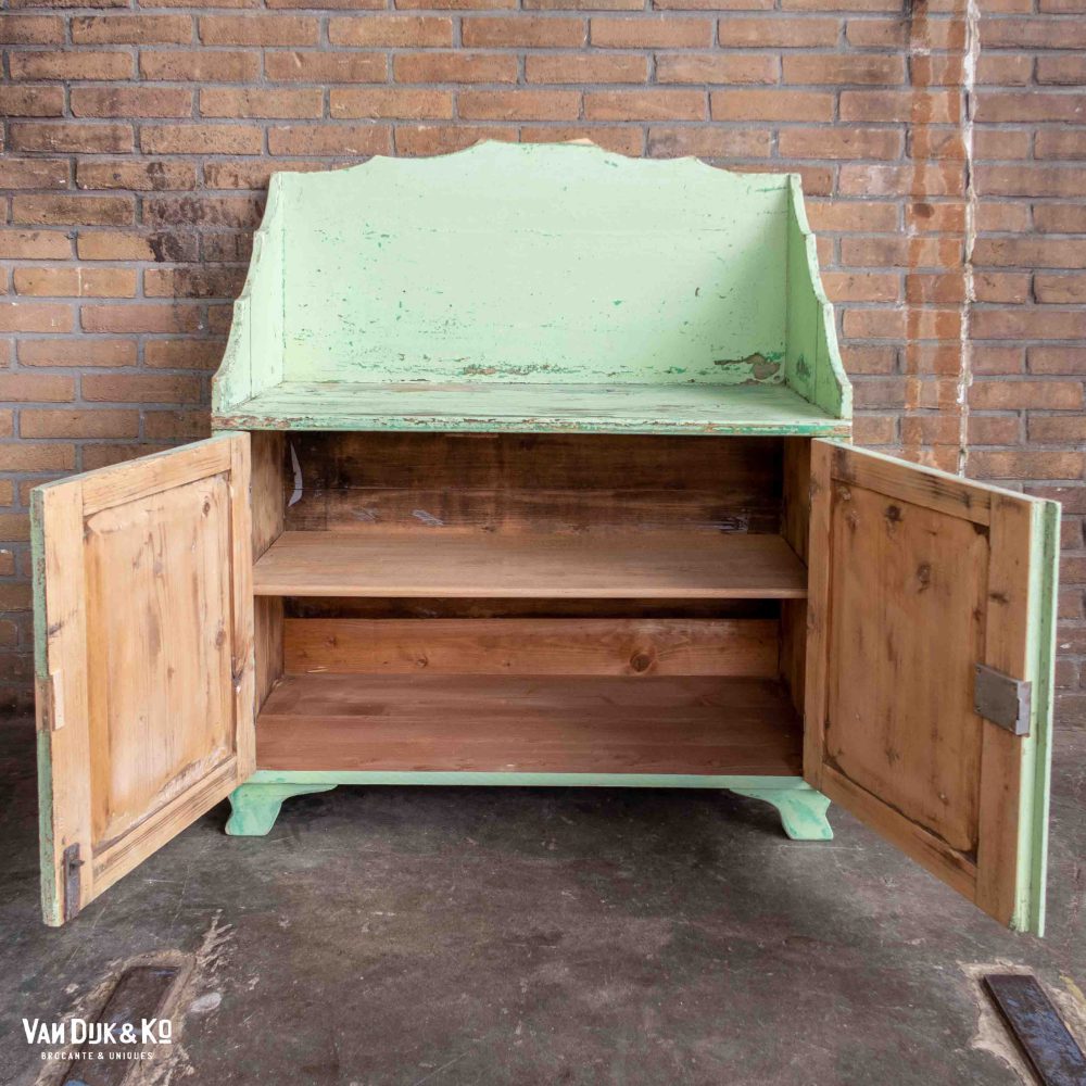 Brocante kastje/bankje - Afbeelding 3